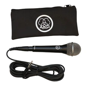 AKG D8000M Dynamic Professional Microphone, cable and bag - Untested - Picture 1 of 5