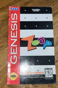 Sega Genesis Zoop SOLO MANUALE! Parte di ricambio per videogiochi istruzioni OEM - Foto 1 di 1