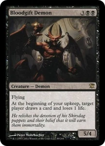 BLOODGIFT DEMON mtg NM Innistrad 1 Rare - Picture 1 of 1