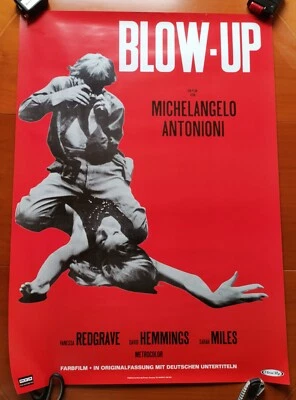 Blow Up, Vanessa Redgrave, Antonioni, David Hemmings, Filmplakat 1999, gerollt - Bild 1 von 4
