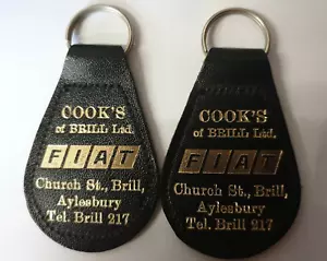 1950s FIAT VINTAGE CLASSIC RING KEY FOB CAR MEMORABILIA FIAT 500 TIPO - Picture 1 of 3