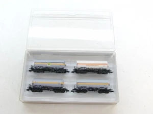 Minitrix N 15415 Druckgas-Kesselwagen-Set, DB, NEM, NEU in OVP #55829 - Bild 1 von 5