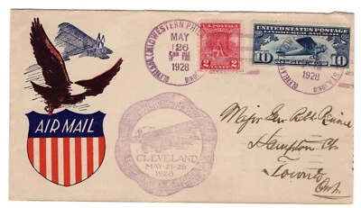 C10a Lindbergh Booklet Pane Single 1928 FDC Combo w/ #645 Planty#1 CV$300 - Image 1 of 2