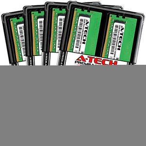 A-Tech 128GB 8x 16GB 2Rx8 PC4-21300E DDR4 2666 MHz ECC UDIMM Server Memory RAM - Picture 1 of 4