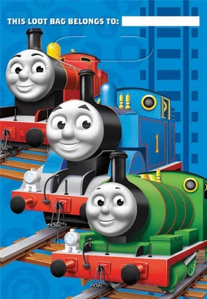 Thomas el Tanque Tren Motor Suministros de Fiesta Botín Golosinas Bolsas 8ct. Foto 1 de 1