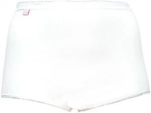 Lotto completo intimo cotone maxi slip bianco tinta unita taglia 10-22 3 6 9 12 24 paia - Foto 1 di 2