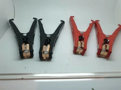 Große Pol Zange Krokodilklemmen klemmen Überbrückung Kabel Ersatz Auto Batterie - Bild 1 von 4