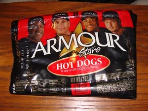 2001 ARMOUR STARS Hot Dogs Baseball Promo Wrapper BONDS CLEMENS A-ROD ALOMAR - Picture 1 of 1