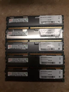HYNIX 20GB 2Rx4 PC3-10600R MEMORY MODULE (5x4GB) HMT151R7BFR4C-H9 - Picture 1 of 1