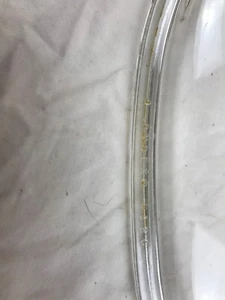 Tapa ovalada de vidrio templado Pyrex F12C para plato ovalado blanco francés Corning EXCELENTE - Imagen 1 de 1