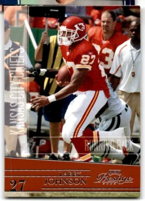 2006 PLAYOFF PRESTIGE LARRY JOHNSON KANSAS CITY CHIEFS #77 - Image 1 of 2