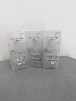 Beekman 1802 Milk Primer Broad Spectrum SPF 35 1 Oz X3 ,  Exp. 8/2024 LOT - Image 1 of 4