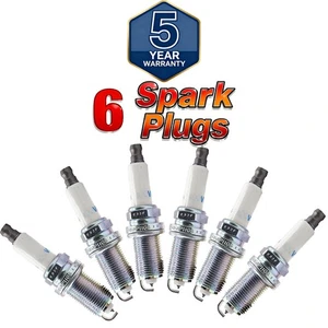Set of 6 NGK Spark Plugs 12120037663 For BMW 128i X3 528i Z4 528i xDrive 3.0L - Picture 1 of 5