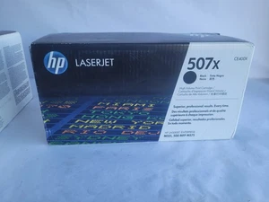 NEW HP 507X (CE400X) Black High Yield Toner Cartridge Printer Ink Govt Surplus - Picture 1 of 8