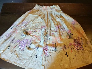 Vintage Skirt With French Motif By Julia Sanipas - Picture 1 of 9