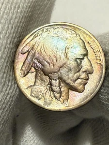 1916 Buffalo Nickel, Gem AU+ High Grade Toned Nice Color WOW - Picture 1 of 2