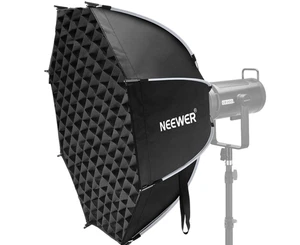 NEEWER 35.4'' Octagonal Softbox, Quick Release Parabolic Soft Box with Bowens Mo - Picture 1 of 13