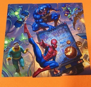 MTG Marvel Spider-Man Scene Box 6 Art Cards SPM English Complete Connect Image - Picture 1 of 15