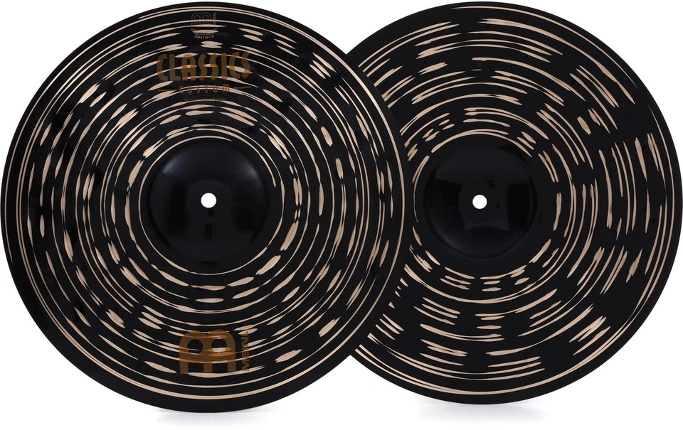 Meinl Platillos 14 pulgadas Clásicos Personalizados Oscuro Hi-hat Platillos (paquete de 3) Paquete Foto 1 de 1