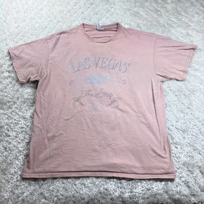 Camiseta Las Vegas The Strip Para Hombre XL Delta Pro Peso Y2K Gráfico Camiseta De Colección Foto 1 de 4