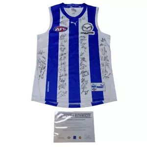 North Melbourne Football Club 2022 AFL Official Team Signed Guernsey - Picture 1 of 1