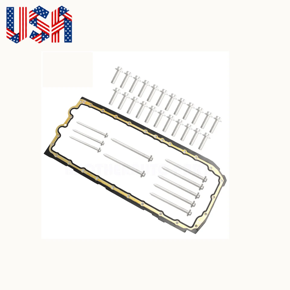 Engine Oil Pan Gasket & Bolt Kit for BMW M2 M235i M235i xDrive M3 M4 M6 - Image 1 of 4