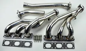 4PC Stainless SS Exhaust Manifold Headers FITS BMW E46 E39 Z3 2.5L 2.8L 3.0L L6 - Bild 1 von 7