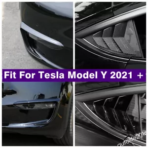 Front Protector Corner / Rear Window Louver Shutter For Tesla Model Y 2021-2024 - Bild 1 von 16