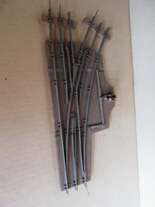 C24 Vintage 1950 LR Louis Roussy Aiguillage Droit Support Bois Zéro O Le Rapide - Picture 1 of 13