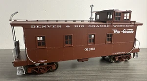 The Joint Line O Scale Brass D&RGW Composite Drover Caboose #01303 FP 1:48 NIB - Picture 1 of 14