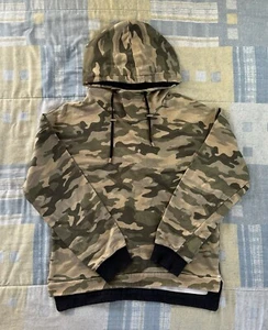 Camuflaje Balmain Lujo Mangas Largas Puños Muñeca Cordón Sudadera con Camuflaje Para Hombre M - Imagen 1 de 19