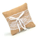  Wedding Ring Cushion Bride Accessories Lace Pillow Linen Throw Pillows 10cm