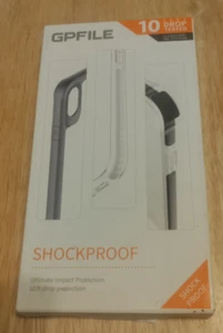GPFILE Clear iPhone XR Protective Case Cover, Shockproof With Screen Protector - Picture 1 of 15