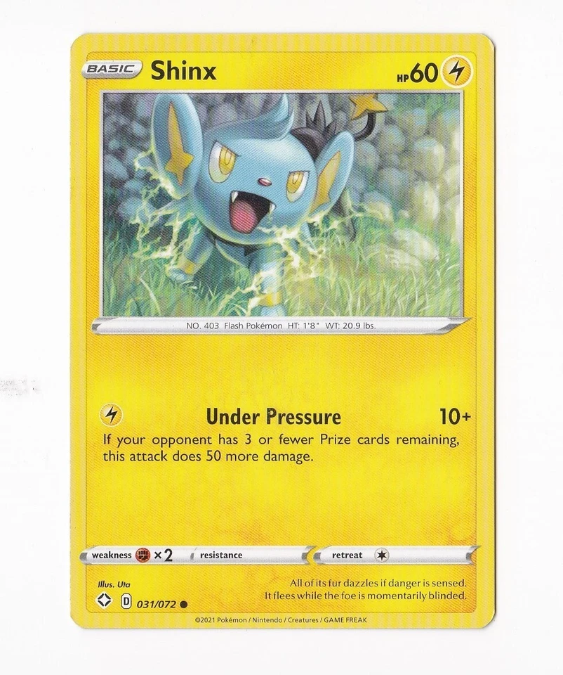 2021 Pokémon Basic SHINX HP 60 031/072 - Image 1 of 1