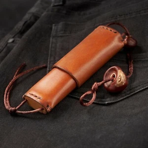 INRO Leatherman HIGONOKAMI MCUSTA folding knife Leather Pouch Wallet Bag Case