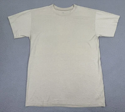 Camisa Duke Athletic Products Para Hombre Mediana Beige En Blanco Puntada Única EE. UU. Foto 1 de 4