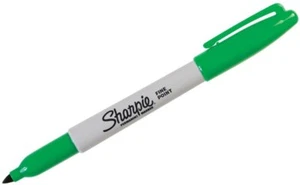 SHARPIE Fine Point Permanent Markers, Green, 1 Count - Picture 1 of 3