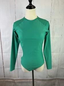 Nuevo sin etiquetas Traje de baño MIGA verde Surfer Traje de baño Cremallera Talla S con recorte - Imagen 1 de 5