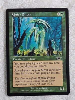 MTG Quick Sliver - Legions (LGN) #136 2003 Magic the Gathering Card Near Mint - Image 1 of 4