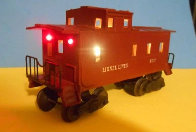O Scale Lionel lighted Caboose LED Lighting KIT using On-board Battery & Switch - Image 1 of 4