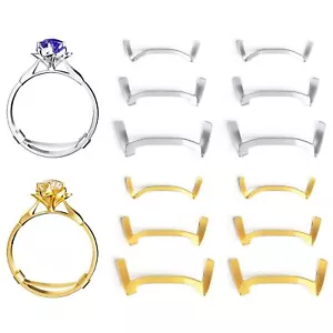Ring Guard Set for Loose Rings 12 Pack Invisible Size Adjuster for Any Ring - Picture 1 of 6