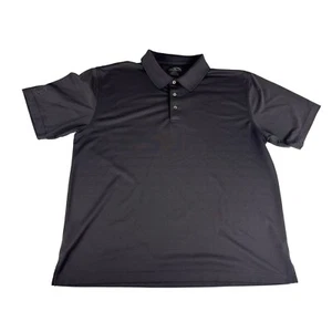 Champions Tour Men's Polo Top Grey Short Sleeve Button Up Collar Stretch XXL - Picture 1 of 4