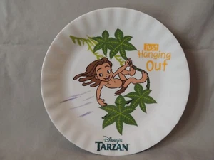 Porcelain Plate Disney & Burroughs Tarzan just Hanging Out Greece - Picture 1 of 8