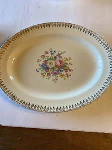 VINTAGE 1940'S Century Salem Platter 23 karat Gold  13 1/2”  USA SLM 385 - Picture 1 of 7