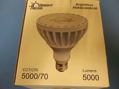 PAR38 LED E27/ES 55 WATTS 5000 LUMENS 5000K WATERPROOF IP65, PAR38-5000l-50 M388 - Image 1 of 4