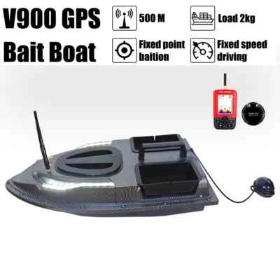 Bait Boat 500M Auto Return Sonar 1.5KG V700 Steering Light Wireless Fish Finder - Image 1 of 4
