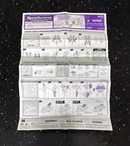 Hasbro Transformers Universe Sunstorm W/ Inferno Instruction Sheet - Picture 1 of 1