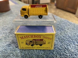 Matchbox Lesney w/ style "D" Box Coca-Cola Lorry #37B original 1960 - Picture 1 of 17