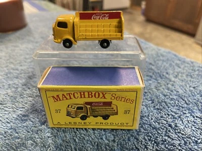 Matchbox Lesney w/ style "D" Box Coca-Cola Lorry #37B original 1960 - Image 1 of 4