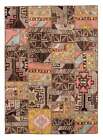Morgenland Patchwork Teppich - 241 x 173 cm - mehrfarbig